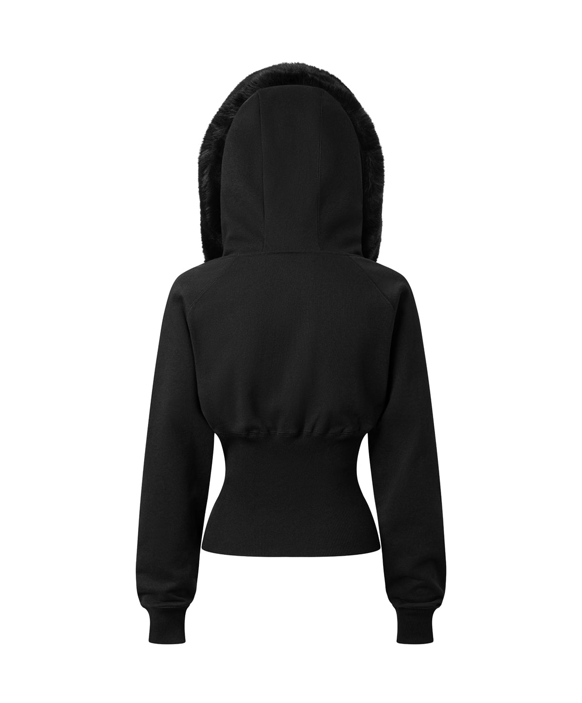 OFFONOFF WOMAN FUR ZIP HOODIE