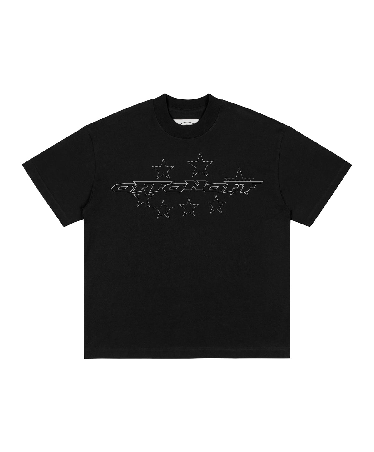 OFFONOFF O STAR TEE / BLACK