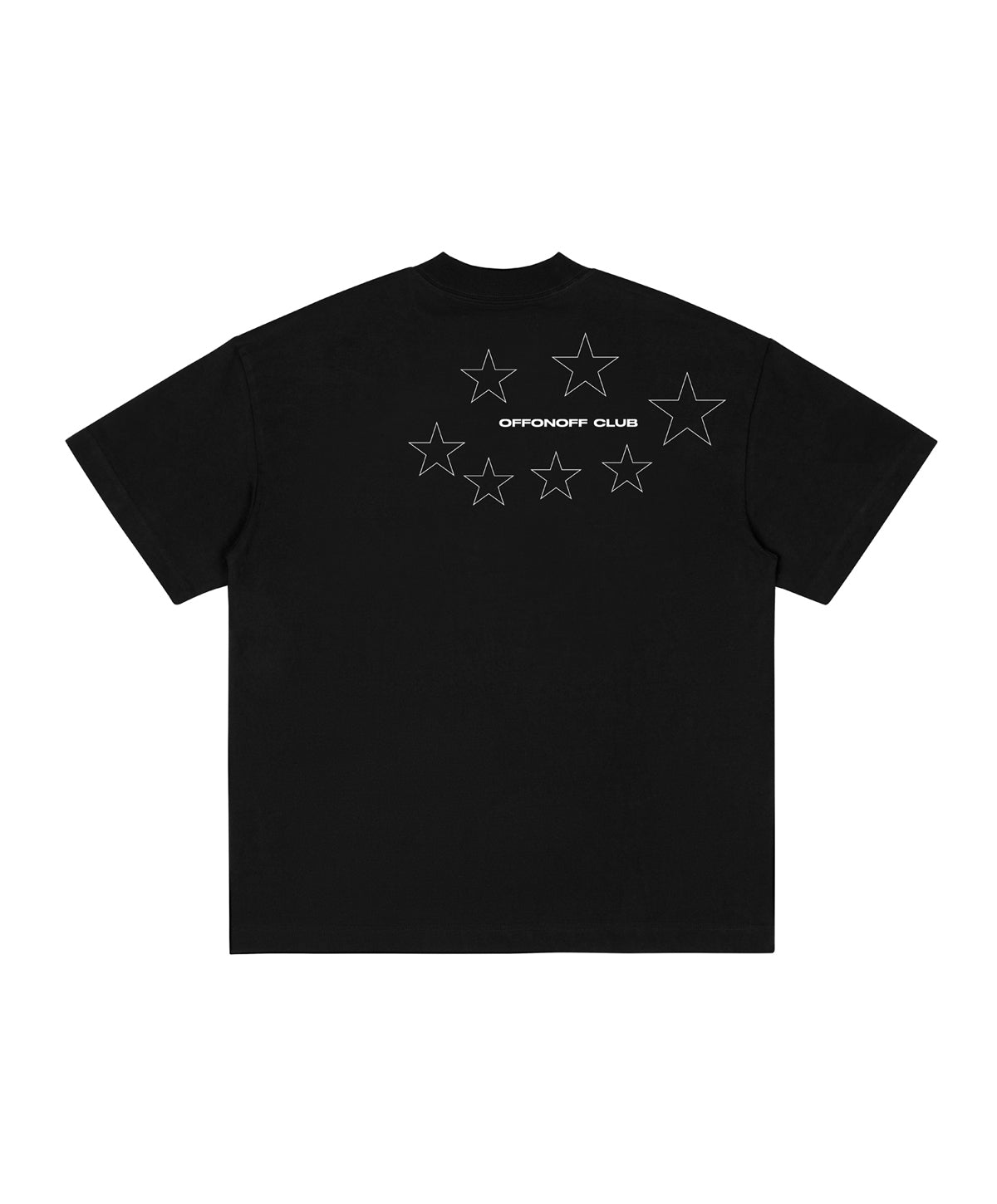 OFFONOFF O STAR TEE / BLACK