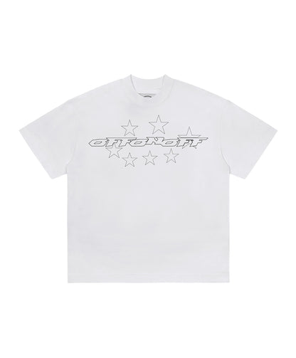 OFFONOFF O STAR TEE / WHITE