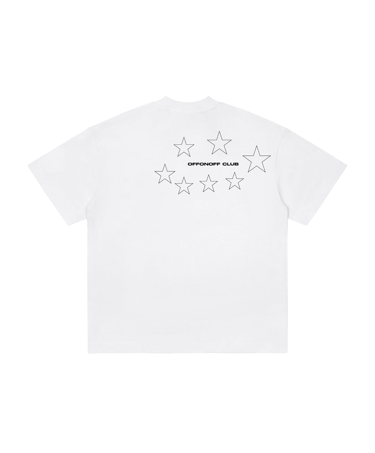 OFFONOFF O STAR TEE / WHITE