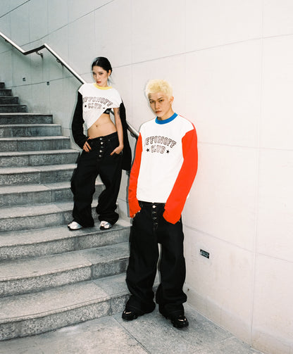 OFFONOFF LONG SLEEVE / WHITE RED