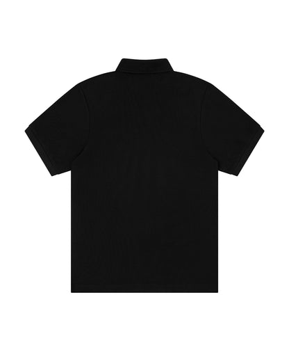OFFONOFF OV LOGO POLO SHIRT / BLACK