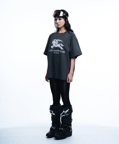 BB WAXED TSHIRT / GREY