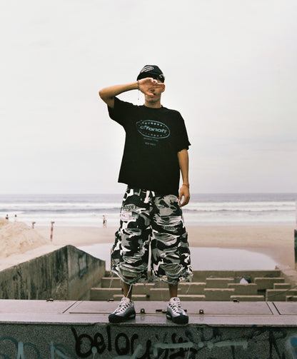 OFFONOFF SLUB TEE / BLACK