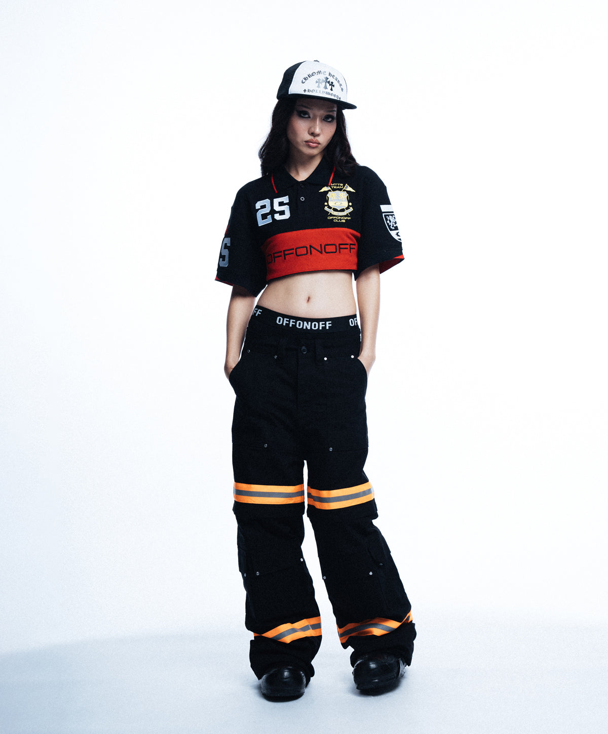 OFFONOFF POLO SHIRT / BLACK