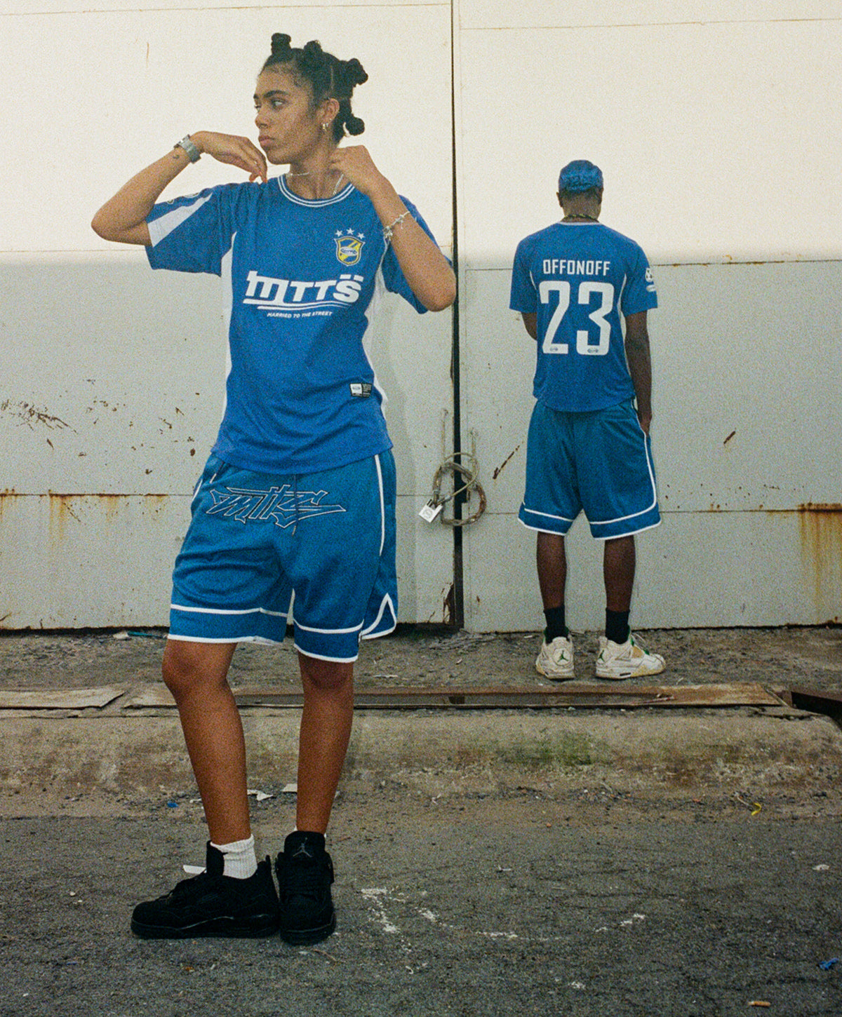 OFFONOFF FOOTBALL JERSEY  [ blue ]