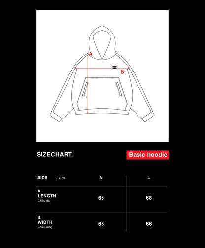 BASIC WAXED HOODIE [ black ]