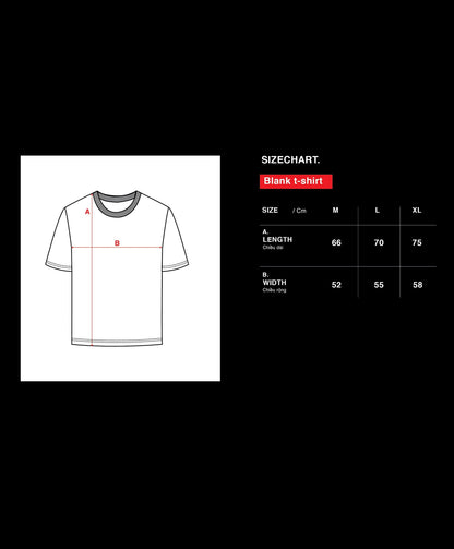 OFFONOFF BLANK TEE [ black ]