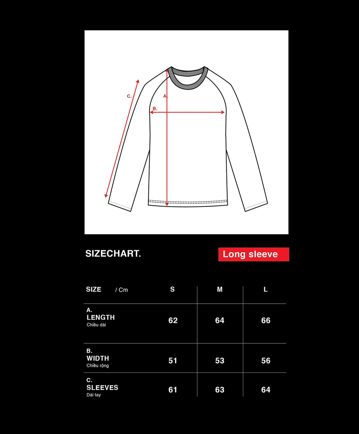 OFFONOFF LONG SLEEVE / WHITE RED