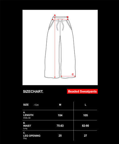 OFFONOFF CRYSTAL SWEAT PANTS