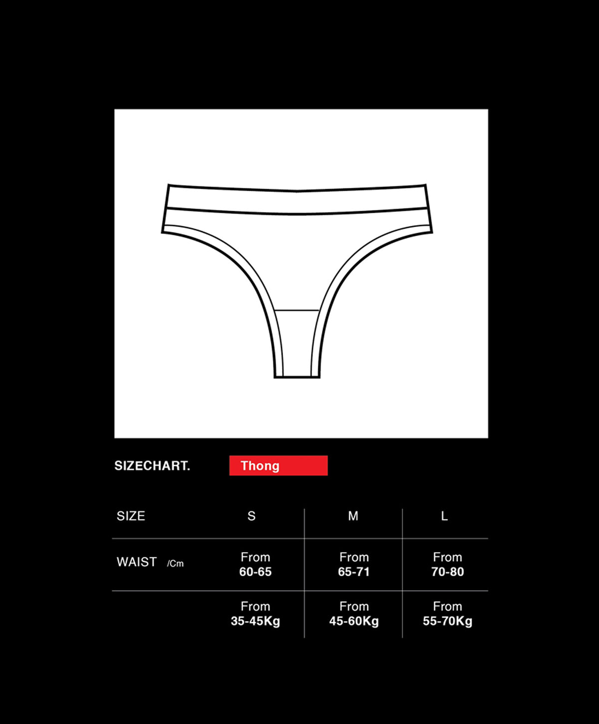 OFFONOFF THONG [ black ]